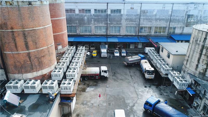 水產養殖用紐恩泰空氣能熱泵供熱水,又省錢來又省事