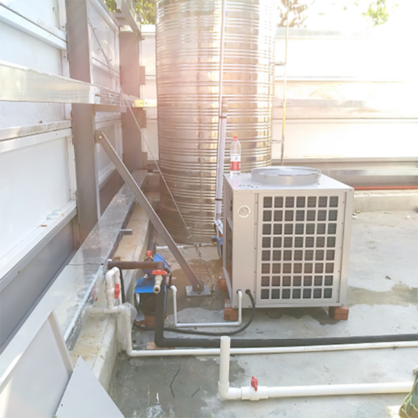 中國建筑工地空氣能熱水工程