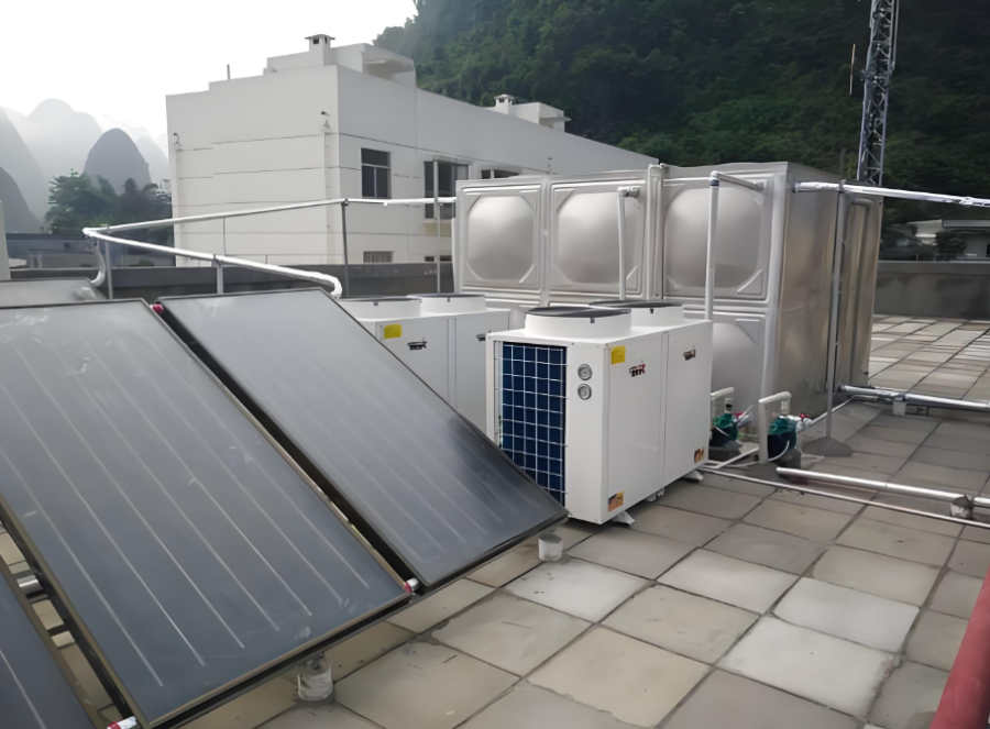 空氣能+太陽能雙供能熱水器在商用辦公樓的應(yīng)用優(yōu)勢(shì)